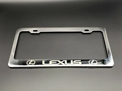 $11.80 • Buy LEXUS LICENSE PLATE FRAME Heavy Duty Stainless Steel With Laser Engraved