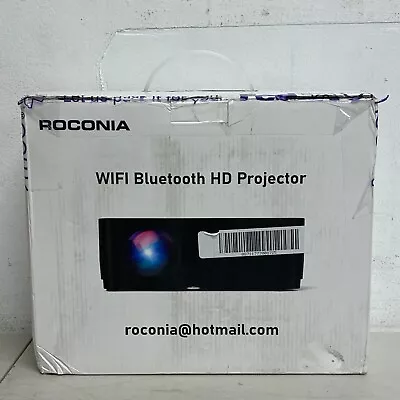 Roconia 150  Class FHD (1080p) LED Projector Movie Video Home Theater W/ Screen • $62.22