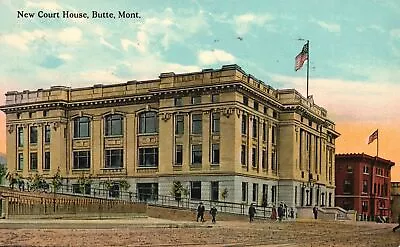 Vintage Postcard 1917 New Courthouse Historical Building Landmark Butte Montana • $8.99