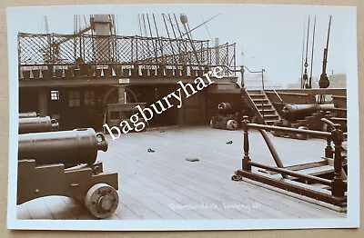 Ship Postcard: HMS Victory Portsmouth. Quarterdeck Looking Aft. Not Posted. • £3.50