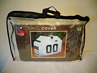 Nfl New York Jets Heavy Duty Vinyl Grill Cover New 60  X 41  X 19  • $69.99