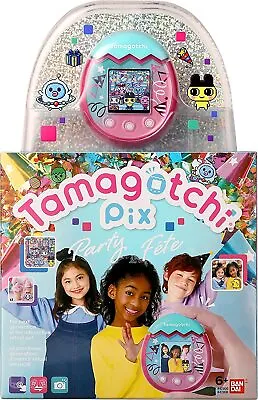 $105 • Buy Tamagotchi Pix Confetti Camera Interactive Virtual Pet Pink Party 2022 Tama-On