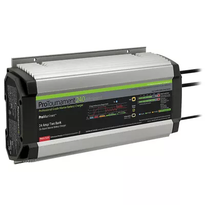 ProMariner ProTournament 240 Elite Series3 2-Bank On-Board Marine Battery Charge • $351.75