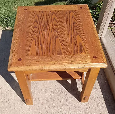 $399 • Buy Mid Century Mission Oak End Table / Side Table