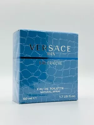 Versace Eau Fraiche Men Cologne Spray 1.7 Oz 50 Ml New In Box • $49.95