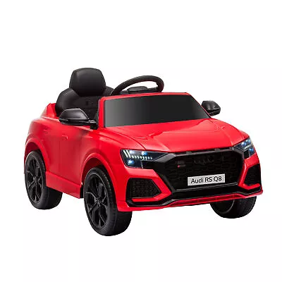 HOMCOM Audi RS Q8 6V Kids Electric Ride On Car Toy W/ Remote Control Red • £124.99