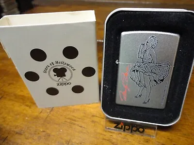 Marilyn Monroe Dress Blowing Up Zippo Lighter Mint In Box 2004 • $49.95