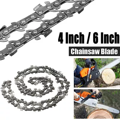 2/4PCS 4 /6  Mini Chainsaw Chain Blade Handheld Chainsaw Chain Replace 1/4 LP • $6.99