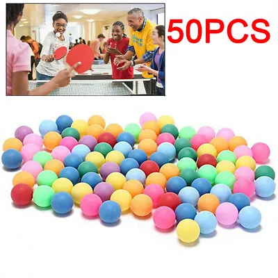 10/50Pcs/Pack Mix Colored Ping Pong Balls 40mm Entertainment Table Tennis Balls • $5.82