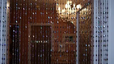 Stylish Multi Coloured Plastic Beaded Curtain Blinds Fly Insects Door Curtains. • £21.95