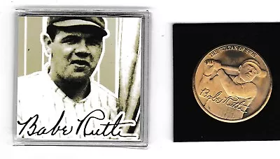 1999 CMG License Babe Ruth Replica Signature Collectible Coin~The Sultan Of Swat • $6.95