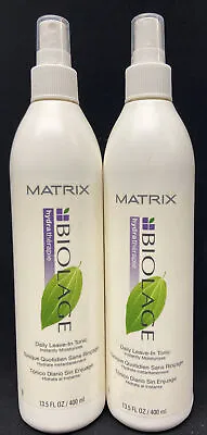 2 Matrix Biolage Daily Leave In Tonic Spray 13.5oz Scuffed Bottle • $78.98