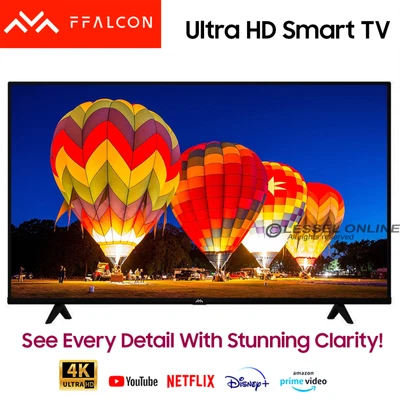 $564.59 • Buy NEW! ULTRA HD HDR 50 INCH 4K UHD Smart TV NETFLIX DOLBY Freeview Plus