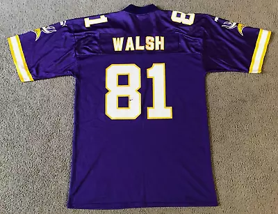 VTG Puma Minnesota Vikings Chris Walsh NFL Jersey - Size Large • $40