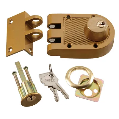 Polished Brass Double Cylinder Interlocking Door Deadbolt First Watch™ Security • $27