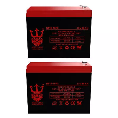 Schwinn S500 12V 10Ah Replacement Electric Scooters SLA Battery - 2 Pack • $48.99