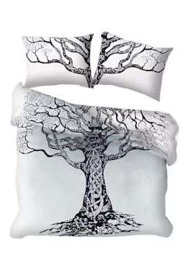 Bedding Set Queen Quilt Duvet Cover Mandala Tree Of Life White Indian Handmade • £27.16