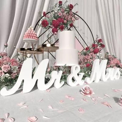 Mr And Mrs Sign For Wedding TableLarge Wooden Letters Mr & Miss Signs For Sw... • $24.79