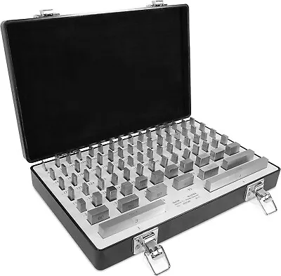 WEN 81-Piece Rectangular Steel Gauge Block Set With Case Sizes .05 In Up To 4 In • $76.68