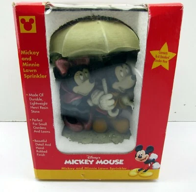£38.81 • Buy NEW Vintage Disney Mickey And Minnie Mouse Lawn Sprinkler Disney By Henri Studio
