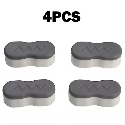 4 Pcs Toilet Seat Buffers For Most Toilet Seats ABS & TPE 4.5*2.5*1.8 Cm • $19.02