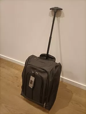 Strong Lightweight Carry On Luggage Cabin Trolley Bag Case Telescopic 48 X 36cm • £19.95