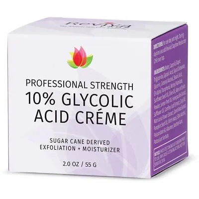 Reviva Labs Professional Strength 10% Glycolic Acid Creme 2 Oz Cream • $23.93