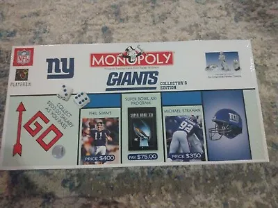New York Giants Monopoly Board Game Nfl Collector's Edition Factory Sealed 2003 • $19.99
