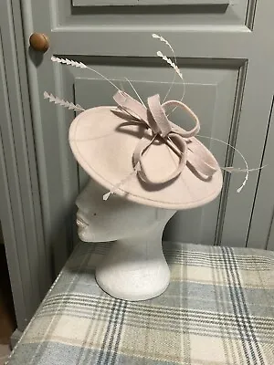 Cream Beige Putty Fascinator Saucer Hat Studio By Failsworth • £25