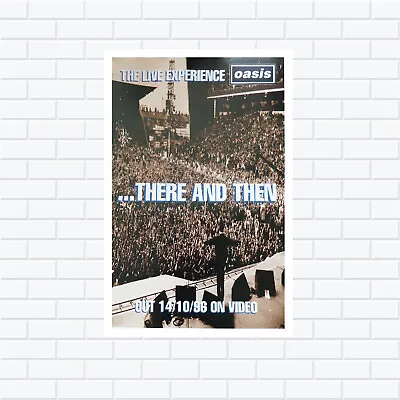 Original Oasis There And Then Promo Poster • £11.99