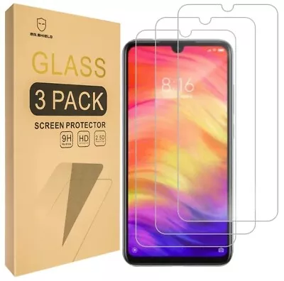 Mr.Shield [3-Pack] Screen Protector For Xiaomi Redmi Note 7/Note 7 Pro/Note 7S • $35.99