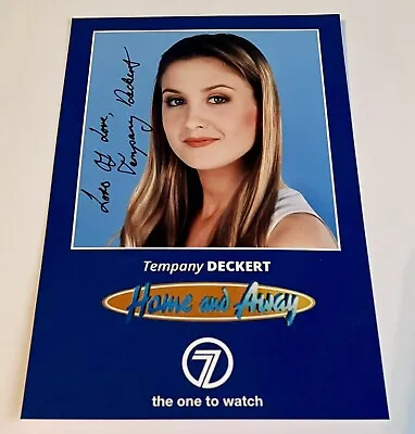 TEMPANY DECKERT *Selina Cook* Signed HOME And AWAY Cast Fan Card NEW • £9.99