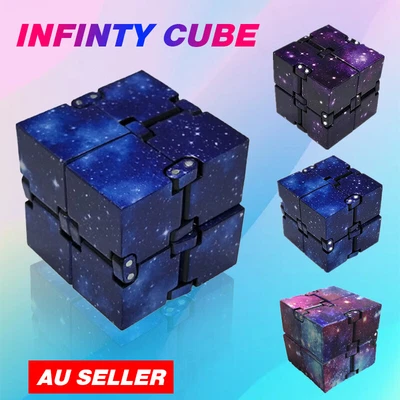 $5.73 • Buy Infinity Cube Fidget Toys Magic Puzzle Sensory Autism Anxiety ADHD Stress Relief