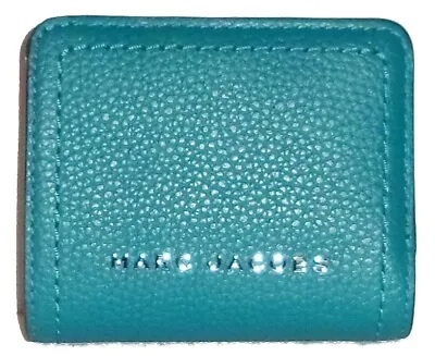 MARC JACOBS  Harbor Blue Leather Bifold Small Zip Wallet  NWT • $70