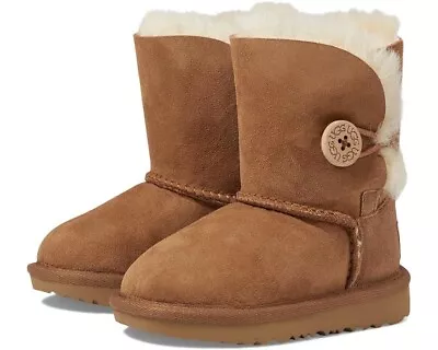 NEW Ugg Bailey Button II ~ Chestnut ~ Toddler Size 6 • $99.99