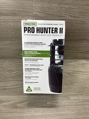 Moultrie Pro Hunter II Feeder Kit Black MFG-13448 - NEW • $48.99