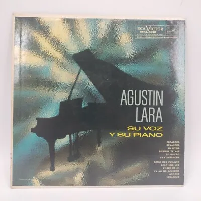 Vintage Vinyl LP Record Agustin Lara Su Voz Y Su Piano 1960 RCA Mexican Pressing • $14.95
