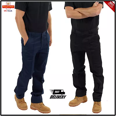 Mens Cargo Combat Work Wear Trousers Pants With Knee Pad Pockets Size 28 To 52 • £13.49