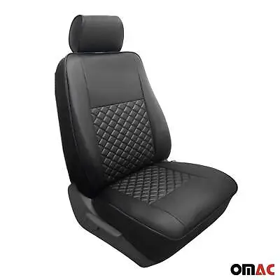 Leather Seat Cover For Mercedes Benz Vito W447 2014-2023 Diamond Black Black 1pc • $99.99
