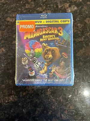 Madagascar 3: Europes Most Wanted (Blu-ray/DVD 2012 3-Disc Set Includes... • $12.90