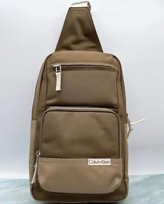 Calvin Klein Utility Sling Bag Unisex Military Style Backpack • $55
