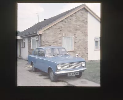 35mm Slide Boots Vauxhall Viva Parked In Drive House Reg AJE512B C1976 • £4.95