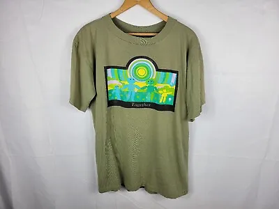 Killer Loop 'Together' Vintage 90s Skate Psychedelic T Shirt Size Large L Green • $64.99