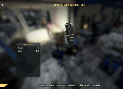 $20 • Buy PC 76 Collectors Misc Item Works In Display Case (Broken Radio Vacuum Tube)