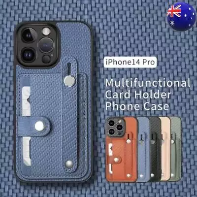 $6.99 • Buy Cover For IPhone 14 Pro Max 13 12 11 X XS XR 8 7 Case Leather Card Holder Wallet