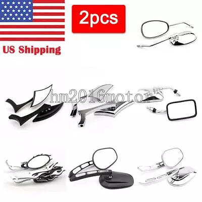 Motorcycle Side Mirrors For Kawasaki Vulcan VN 1500 1600 Classic Mean Streak • $25.66