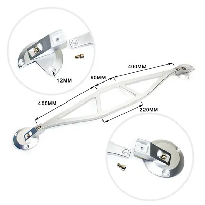 Silver Aluminum Front Upper Strut Tower Bar Brace For BMW E46 3 Series M3 98-07 • $196.34