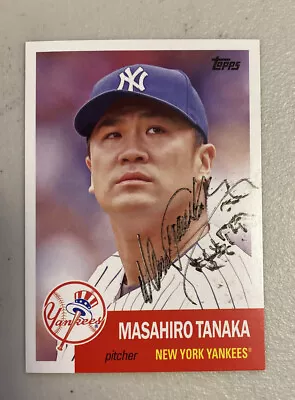 Masahiro Tanaka Auto Autograph 2016 Topps Archives Card New York Yankees Smudged • $19.99