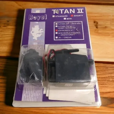 Royal Titan Ii Micro Servo Shorty Airtronics XL Connectors NOS B • $24.75