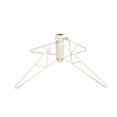 Northlight White Metal Christmas Tree Stand For 4' - 4.5' Artificial Trees • $14.49